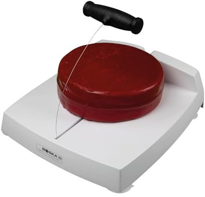 Boska Cheese Commander Pro+ - Cheese Wire Cutter - Wire Slicer - with Handle - Professional Cheese Cutter - for Block Cheese Like: Gouda, Cheddar, etc. - 6 Spare Wires Included