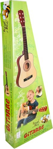 Vedes Boogie Bee Holzgitarre mit 6 Saiten, 75 cm