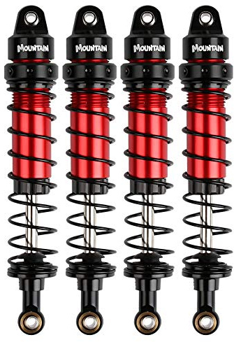 INJORA RC stötdämparset 4 stycken RC stötdämpare RC stötdämpare för 1/10 RC Crawler Axial SCX10 90046 AXI231017 Traxxas TRX-4 D90 (100 mm)