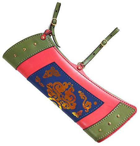 FHUILI Pfeilköcher - Leder Pfeilköcher - Pfeil Halter Quiverbag Leder Archery Hip Quiver-Jagd-Schießen Bogenschießen Köcher für Schießen Schießübungen,A