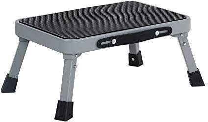 HuaCan Tritthocker Rutschfester Faltbarer Klapphocker Tragbar Mit Tragegriff Belastbar Patentierbar Kunststoff Fußhocker für Erwachsene und Kinder in Küche, Haus und Büro