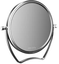 Emco Pure Reisespiegel, Durchmesser 126 mm, Vergrößerung 5-Fach, Chrom, 109400126