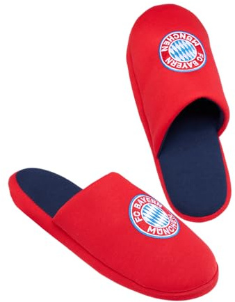 FC Bayern München I Pantoffeln Logo I Kinder I Rot