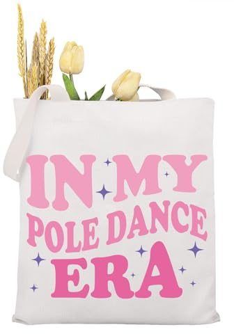 KUIYAI Borsa Tote 'In My Pole Dance Era' - Regalo per Ballerina e Insegnante di Pole Dance