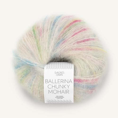 SANDNES GARN Ballerina Chunky Mohair - Farbe: Tutti Frutti (1010) - 50 g/ca. 135 m Wolle