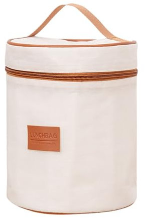 XINGNIAO Lonchera minimalista japonesa, bolsa Bento aislada de aluminio grueso para mujeres y trabajadores de oficina