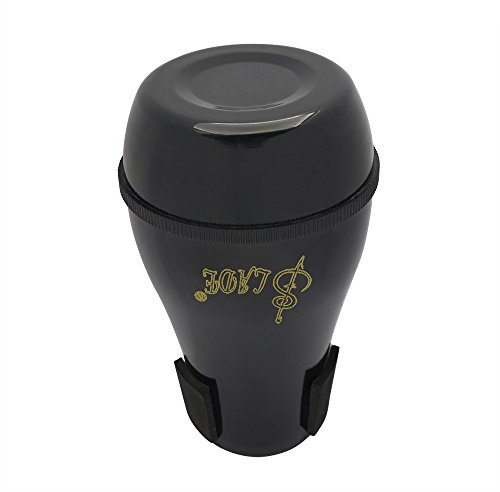 Gerader Posaunenschalldämpfer, Posaunendämpfer, 13,2 X 8 X 4,8 Cm, Gerader Posaunenschalldämpfer, Posaunendämpfer für Posaunenliebhaber (BLACK)