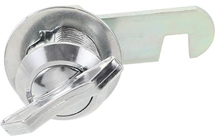 Angoily Cam Lock Rv Storage Door Latch Cabinet Lock 5/8 Double Hook No-Key for Mailbox Toolbox and File Cabinet Replacement