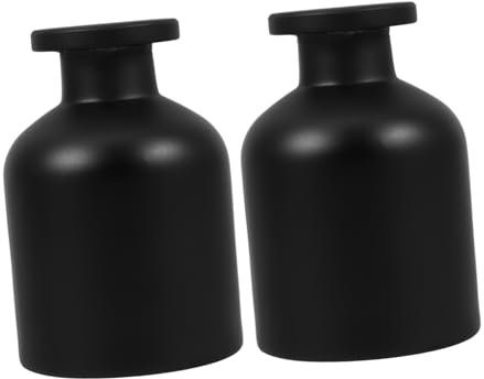 TOVINANNA 2stücke Diffusorflasche Aus Glas Kleine Aromatherapieflasche Für Ätherische Öle Leere Behälter Für Duftöle Haushaltsflasche Für Schreibtisch