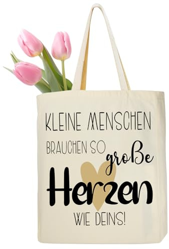 Geschenk Lehrerin, Baumwollbeutel Lehrer, Abschiedsgeschenk Geburtstagsgeschenk, Lehrer Stoffbeutel 35 x 42 x 8 cm, Dankeschön Geschenke für Lehrerin, Geschenkidee Abschied,Geburtstag, Lehrertag