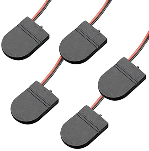 MZRAN Lot de 5 supports de piles bouton CR2032 avec bouton marche/arrêt