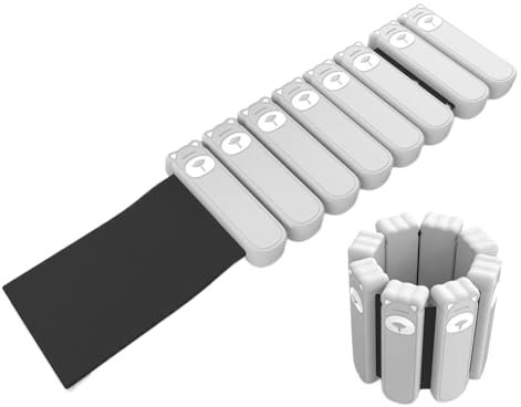 2 Stück Handgelenkgewichte Knöchelgewichte Tragbare Gewichtsmanschetten Aus Silikon, Gewichtsarmband Fussgewichte Für Männer Und Frauen, Sport, Schwimmen, Yoga, Fitness-Armband 17,6x7,7x1,6cm