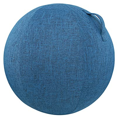 55 cm/65 cm/75 cm Baumwoll-Leinen-Schutzhülle für Yogaball, Gymnastikball-Schutzhülle, Hautschutz-Zubehör