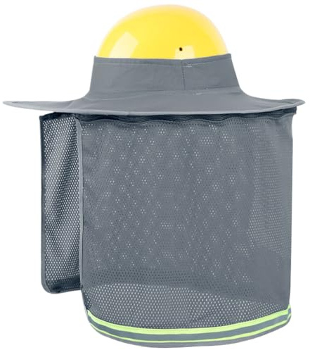 Visera de Casco de Seguridad – Protección Completa de Visera y para Casco – Protector de Casco Transpirable refrescante para Trabajos de Soldadura, jardín, manipulación