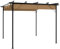 Juroupi Pergola con Tetto Retrattile Talpa 3x3m in Acciaio 180 g/m²,Prato e giardino,Vita all'aperto,Strutture da esterno,Archi, tralicci e pergole-312227