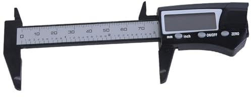 0-75 Mm Vernier Calibre Electrónico LCD Digital Calibre Tamaño de bolsillo Micrómetro Espesor Diámetro Medidor Herramienta de Medición Plástico Plástico