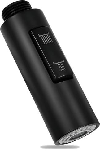 DIFLAX 2 Modos Grifo Cocina Extraible, Cabezal Grifo Cocina, Aireador Grifo Cocina Grifo Universal Dispositivo de Extensión de Rociador Filtro, Grifo Anti-Salpicadura(Negro)