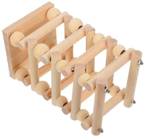 NUOBESTY Mehrfunktionaler Holz futterständer für Kaninchen und Kleintiere Langlebiges Futterregal für Heu Alfalfa und Gras Natürliches Material Leicht zu Reinigen Geeignet für Hasen