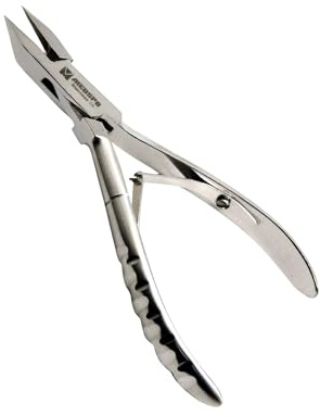 MEDSPO Tronchese Tagliaunghie per Unghie Incarnite Mani Piedi – Tronchesino Professionale Podologo Acciaio Inox CE, Lama Curva Affilata per Manicure Pedicure Precisa