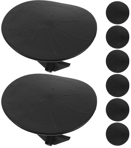 iplusmile Lot de 8 Bouchons en Caoutchouc Anti-odeurs pour Regards de Visite, Étanche, Protection Insectes et Saletés, pour Drains de Garage, Salles de Bain et Sous-sol