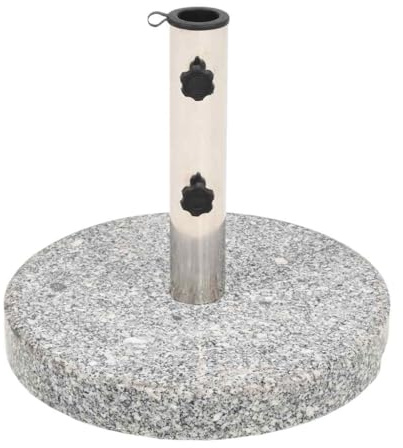 Mokuyary Socle de Parasol Granite Rond 20 kg Jardin | Pieds Base pour Parasol de Terrasse, Piscine, Patio, Restaurant