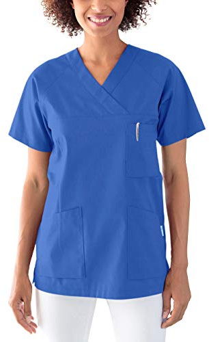 CLINIC DRESS Schlupfkasack Kasack Damen für Krankenpflege und Altenpflege 50% Baumwolle 95 Grad Wäsche