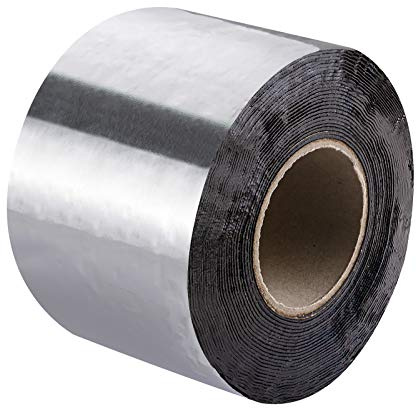Stabilo Befestigungstechnik Bitumen Aluband 75mm | Reparaturband, Dichtband, Farbe: Aluminium - Rolle 10 Meter