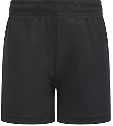 Athletic Sportswear Kids Football Shorts Junior Boys Girls Premium PE Running Gym Sports Fitness Shorts (Black, 13-14 Years)