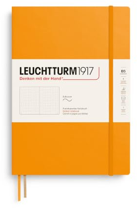 LEUCHTTURM1917 365634 Notizbuch Composition (B5), Softcover, 123 nummerierte Seiten, Rising Sun, Dotted | 123 nummerierte Seiten, Inhaltsverzeichnis, 2 Lesezeichen, säurefrei, Fadenheftung