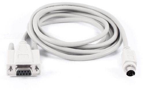 Ruilogod VGA 9 PIN hembra a PS / 2 Cable de cable KVM macho 2M para computadora PC