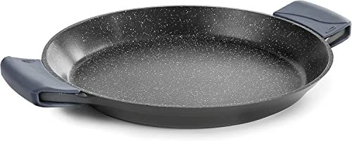 Suinga Paellera inducción 40 cm | Paellera 9 personas | Asas de Silicona | Antiadherente de Aluminio fundido 40 cm