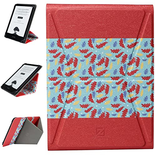 ZhaoCo Universal Hülle für 6-6.8 Zoll eReader Paperwhite/Kobo/Pocketbook/Sony eBook Reader, Vertikale und Horizontale Anzeige, Vertikale und Horizontale Anzeige (Blatt)
