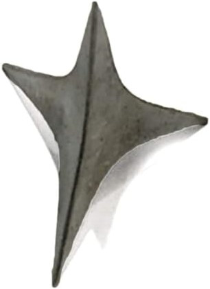 15 chiodi professionali per pneumatici triangolari, antifurto/parcheggio ininterrotto, chiodi triangolari, chiodi per freni di emergenza, 2,5 cm/3,5 cm/4,5 cm (4 cm)