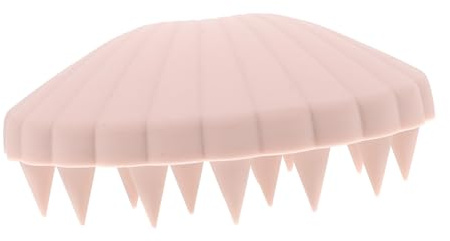 Shampoo Kopfhautbürste aus Silikon, Rosa, Muschelförmig für Pflege | Haarwaschbürste zum Haarewaschen, Bürstenhaarkämme, Kopfhautmassagegeräte, Kopfmassage Bürste
