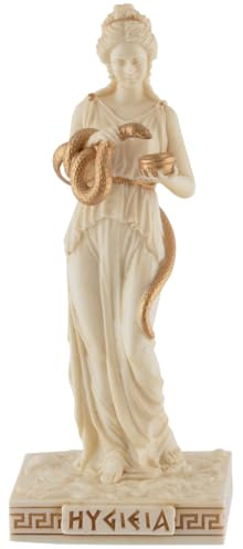 VOGLER Joh. Vogler GmbH Griechische Göttin Hygiea, Miniatur, aus Kunststein, mit Goldfarbe handbemalt, Veronese Kollektion, 708-78033