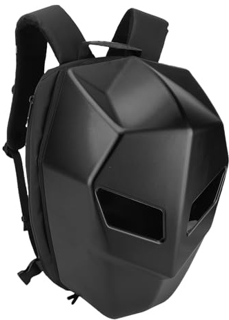 Pssopp LED-Motorrad-Rucksack, Helmtaschen, Hartschalen-Helm-Fahrradtasche für Motorradreisen und Camping LED-Motorrad-Rucksack, Großes Fassungsvermögen, Nan