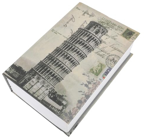 MAGICLULU Cassaforte a Forma di Libro Lucchetto e Password, Scatola di Sicurezza Nascosta per Soldi e Gioielli, Contenitore Multiuso Decorativo per Ufficio e Casa, Deposito Segreto