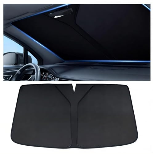 CUBRXEBAT Parasol De Coche Delantero para Kia Stonic 2018-2022 2023 2025 2026, Protector Solar Coche Parabrisas Parasol Plegable Protección UV Accesorios