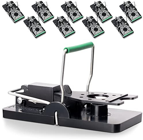 GARDIGO® Mausefalle - 10 Stück | Schlagfalle für Mäuse zur Mäusebekämpfung | Wiederverwendbar, Hygienisch | Stabile Falle aus Kunststoff | Schmal gehalten für Enge Zwischenräume | Mouse Trap