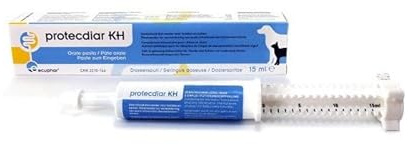 Ecuphar Protecdiar KH Pasta | 15 ml | Complemento alimenticio dietético para aliviar los trastornos agudos de absorción para perros y gatos | Durante y después de la diarrea aguda | Con bentonita