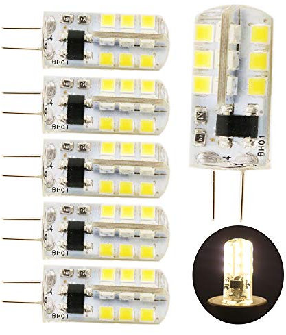 5 Pièce G4 LED lamp AC 220V 260 lumens 3W lampe base de broche lamp LED Remplace 25W lampe halogène Blanc chaud 3000K Parfait à la maison hôtel appareils électroménagers etc