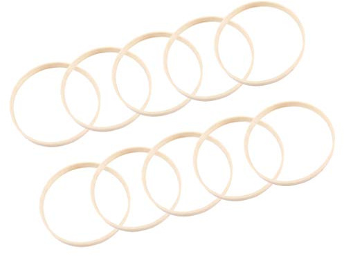 SUPVOX 13 Pcs 15Cm Bamboo Dream Catcher Hoops Round Fan Frames for Diy Crafting Wreath Making Embroidery and Wedding Decorations