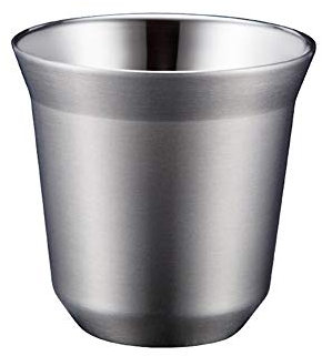 Benoon Espressotasse, 80/160ml doppelwandige Wärmeisolierung Edelstahl Vakuum Kaffeetasse A