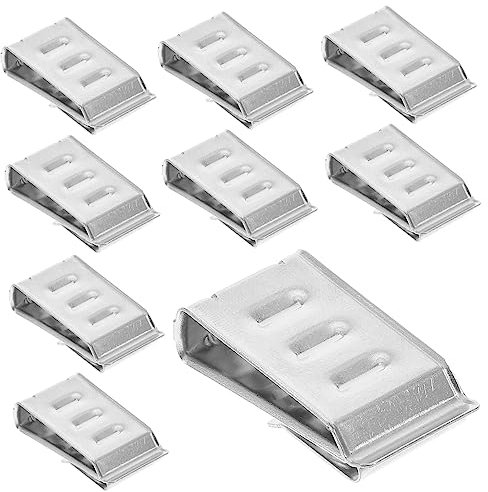 IWOWHERO Photovoltaik Kabelclip Metall 20 Stück Federklammer Kabelklemme Für Solarpanel Verkabelung Schnellverschluss Für Ordentliche Installation