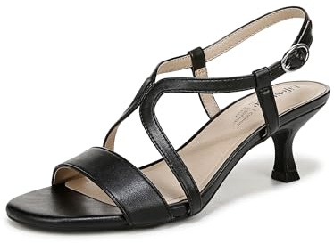 LifeStride Womens Nolita Heeled Sandal Black 5 M