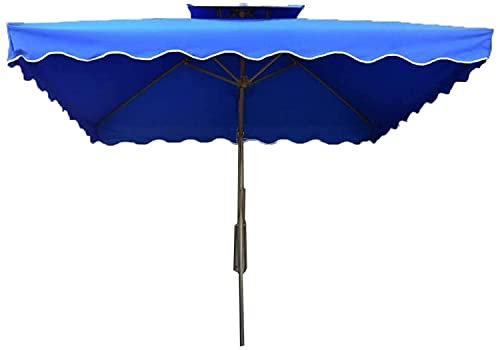 HUIBBGO Ombrellone da Giardino per Esterni, 2,5 * 2,5 m, Quadrato, a sbalzo, con Protezione Solare a Base Incrociata per Esterni/Giardini/balconi/Patio, Tenda da Sole