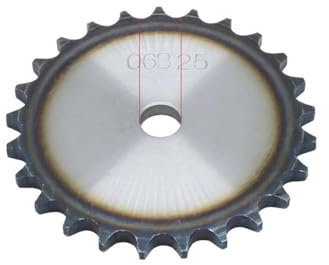 NBCNZCTSAS Cadena de Rodillos impulsores de transmisión Recta 1,5 M 06B 20/22/25/28 Dientes 06B Cadena de Engranaje de piñón for máquina Industrial(20 Teeth Sprocket)