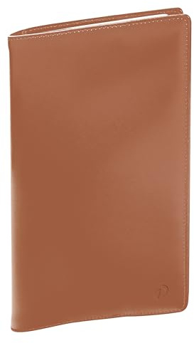 Quo Vadis 286581Q Kalender Minister Prest Italienische Sprache Jahr 2026 Farbe Kamel Format 16 x 24 cm Wochenansicht 13 Monate Dezember - Dezember Papier Elfenbein Adressbuch abnehmbar Einband Leder