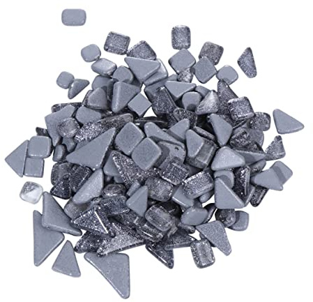 NUOBESTY 300g Partículas De Cristal Brillante Piedra Diy Material De Mosaico Cristales Para Manualidades Irregular