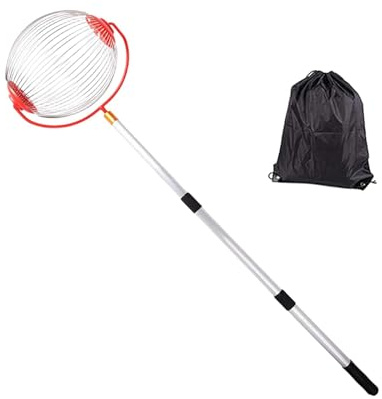 TAIZhiChen Ramasseur de Noix et Cueilleur de Pacanes, Outil à Main, Portable, Antidérapant, Ramasseur de Fruits, Récolteuse à Rouleau pour Le Jardin, Les Oranges, Petite Cage